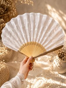 Abanico Plegable de Madera Natural Personalizado con Grabado de Logotipo, Opciones de Impresión, Hecho a Mano, Moderno, Recuerdo para Eventos y Bodas - Product Image 3
