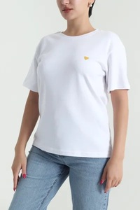 เสื้อถักคอเต่าแขนสั้นสีพื้นสำหรับผู้หญิงไซส์ใหญ่ EVER GLOW รุ่นซัมเมอร์ ผลิตจากผ้าฝ้าย 100% ป้องกันรอยยับ แห้งเร็ว ระบายอากาศได้ดี - Product Image 5