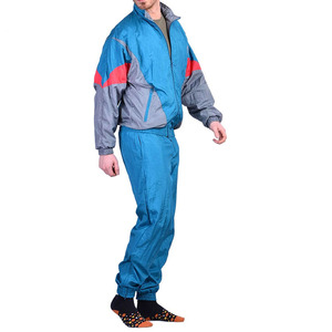 Ensemble de survêtement coupe-vent vintage surdimensionné pour homme, personnalisable - Product Image 2