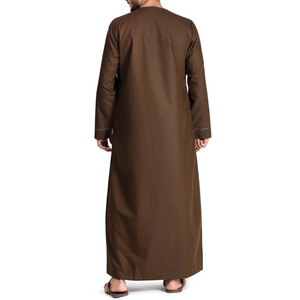 Wholesale Jubbah Islamic Clothing <b>Thobe</b> <b>for</b> Muslim <b>Men</b> Saudi Arabic Muslim Abaya Dress Long Sleeve Abaya Dress - Product Image 5