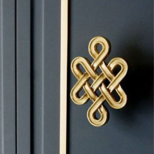 Poignées de meuble en forme de fleur, boutons et poignées décoratifs pour cuisine, bouton de tiroir de commode en forme de branche de fleur, laiton doré pour cuisine - Product Image 6