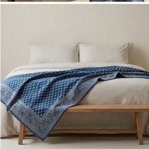 Elegant Cotton Sanganer Kantha Queen Size <b>Throw</b> Hand Block Printed <b>Large</b> Width Handmade Indian Quilt Bedroom Home Textile Export - Product Image 3
