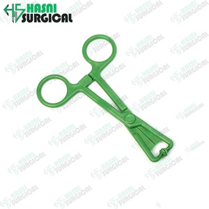 Pince à épiler en plastique jetable de matériel médical d'acier inoxydable habillant l'OIN de la CE de forceps approuvée - Product Image 3