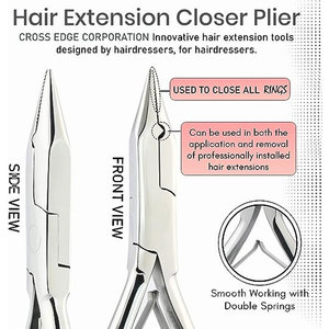 Pince professionnelle pour extensions de cheveux, outil d'ouverture et de retrait pour extensions micro-nano, outils capillaires de qualité chirurgicale - Product Image 4