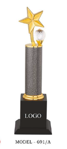 Professional Portable Die Casting Metal Star Trophy Supplier with Modern Design Engraving Services Casting Technique - Product Image 4