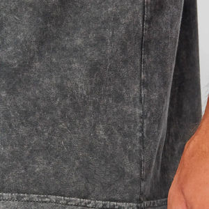 T-shirt pour homme de qualité supérieure, facile à porter, respirant, léger, écologique, effet délavé, avec toile - Product Image 4