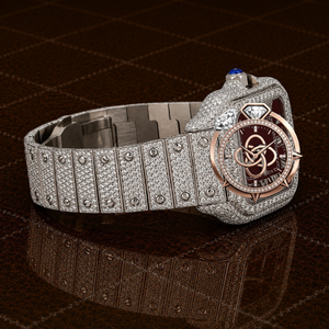 Reloj de Lujo con Diamantes Moissanite para Hombre, Reloj de Pulsera de Acero Inoxidable - Product Image 2