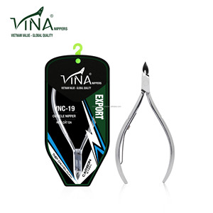 Pinzas para cutículas de acero al carbono gris Vina de alta calidad, hoja afilada de larga duración - Product Image 2