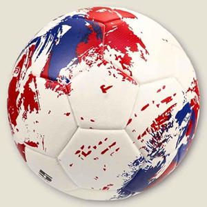 Ballon de football de taille officielle, professionnel, fabriqué en PVC, matériau de haute qualité, lavable, adapté à toutes les conditions météorologiques, logo personnalisé, léger - Product Image 1
