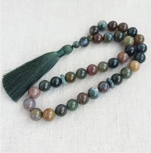 Rosario Natural Sibha Subha Tasbih, Cuentas de Madera Ecológicas, Collar de Oración Musulmán para Fiesta, Decoración de Pared, Regalo Religioso Islámico - Product Image 5