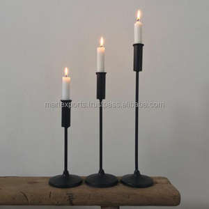 Set of 3 Matte <b>Candle</b> <b>Holders</b> Stand for Taper <b>Candles</b> Modern Decorative Candlestick <b>Holder</b> for Table Decor - Product Image 1