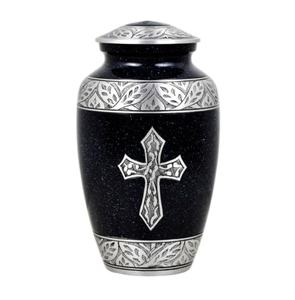 Silver Cross Signed On God Urns Handcrafted Luxury Aluminum Cremation Urn <b>Box</b> Adults <b>Box</b> Keepsakes Urns Funeral <b>for</b> <b>Ashes</b> - Product Image 1