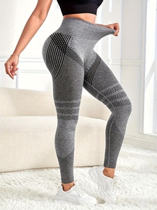 <b>Women</b> High Elastic Waist <b>Flare</b> Yoga <b>Leggings</b> Bootcut Pilates Fitness Workout Pants Seamless Ankle-Length - Product Image 3