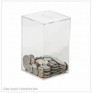 2025 Factory <b>Price</b> Acrylic <b>Money</b> and Coins Collecting Box Sleek and Durable Cash Organizer for Events, Retail & Everyday Use - Product Image 3