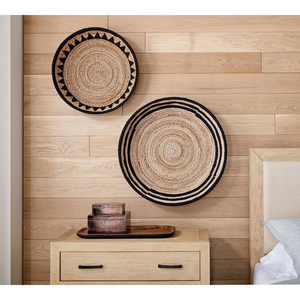 Ensemble de décorations murales en rotin antique, style naturel, paniers suspendus pour salon, chambre et décoration rustique, écologique - Product Image 6