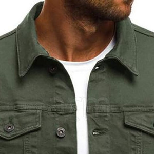 Chaqueta de Mezclilla para Hombre, Diseño Personalizado, Nueva Tendencia, Precio al por Mayor, Chaqueta de Invierno para Hombre - Product Image 4