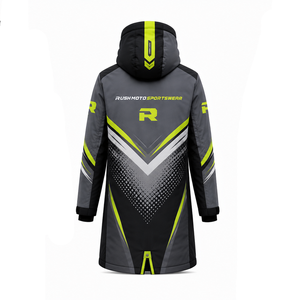 Chaquetas largas de invierno para hombre, ropa casual textil, ropa exterior cálida, venta al por mayor, diseño personalizado, proveedor a granel, bajo MOQ. - Product Image 5