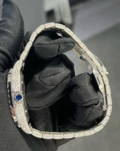 Reloj Hip-Hop con Diamantes Moissanite VVS de Primera Calidad, Movimiento Automático para Hombre, Disponible para la Venta a Bajo Precio - Product Image 3