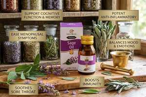 Enrichissez votre catalogue de produits avec de l'huile de sauge, dotée d'un profil botanique distinctif et d'un emballage pratique pour une utilisation idéale. - Product Image 6