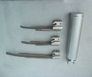 Laryngoscope à fibres optiques Miller, ensemble de 3 lames, instruments de diagnostic ORL CE ISO, laryngoscopie vétérinaire - Product Image 3