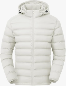 Veste d'hiver matelassée légère pour homme, coupe-vent, chaude, zippée, décontractée, style doudoune - Product Image 6
