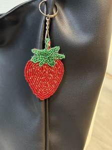Fashion Embroidered Beaded Eco-Friendly Classic <b>Keychain</b> Decorative Handmade Key Accessory for Women - Product Image 1