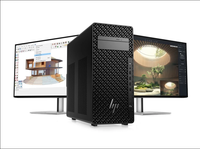 Kemasan Asli Ultra 9 285K AI Workstation Z2 G9 HPs Z2 Tower G1i Desktop Workstation dengan NVIDIAs PRO 6000 Blackwell 96GB.