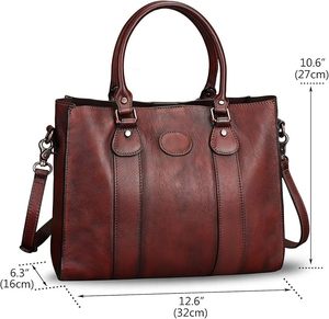 Sac à main élégant et tendance en cuir de vachette véritable, sac fourre-tout pour femme, personnalisable OEM, vente en gros - Product Image 6