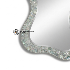 Espejo de Pared Cuadrado de Lujo, Hecho a Mano con MDF, Estilo Art Deco, Decoración Ecológica para Bodas, Decoración Premium para el Hogar - Product Image 4