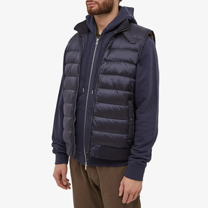 Chaleco Acolchado de Lona Transpirable para Hombre, 100% de Alta Calidad, Personalizado, para Invierno, Uso Casual, Color Personalizado, Cierre de Cremallera Ecológico - Product Image 2