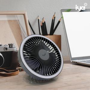 Ventilateur de camping sans fil USB Iya avec lumière, pour extérieur, voiture, table, silencieux CF-2206 - Product Image 3