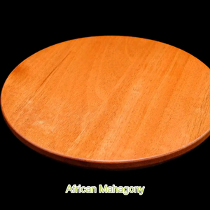 Wood Double Tier Rotating <b>Tray</b> Smooth-Spin Lazy Susan for Tabletop <b>Spice</b> Serving - Product Image 1