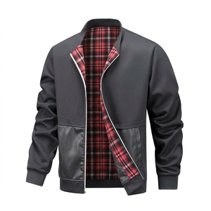 <b>Men</b> Oversized Varsity Jacket Custom Embroidered Logo Streetwear Bomber Coat Wholesale Manufacturer - Product Image 4