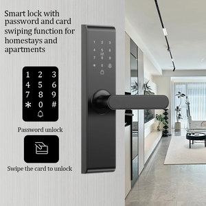 Cerradura Inteligente para Puerta con Desbloqueo por <span class=keywords><strong>Contraseña</strong></span> y Tarjeta, <span class=keywords><strong>Gestión</strong></span> Remota Inteligente TT para Apartamentos - Product Image 5
