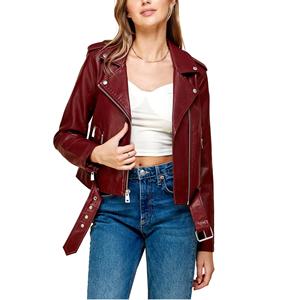Chaquetas de Motocicleta para Mujer, de Cuero de Oveja Genuino, Gruesas, de Secado Rápido, Color y Logotipo Personalizados, Alta Calidad, Cantidad al por Mayor - Product Image 5