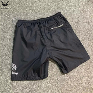 Highest Quality OEM Nylon Solid Casual Breathable Eco-Friendly Men's <b>Shorts</b> with Custom Colors & Drawstring Closure - Product Image 2