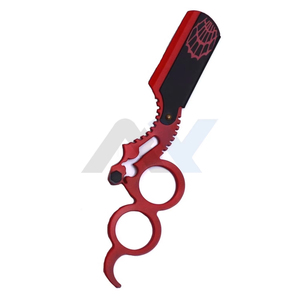 Professional Barber Cut Throat Straight Razor Stainless Steel Shavette Beard Shaving <b>Knife</b> with Replaceable Blade for Manual - Product Image 1