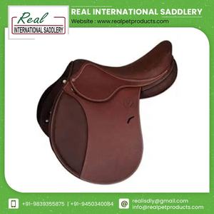 Sillín de caballo de polo de cuero premium de la mejor calidad, árbol de plástico de estilo inglés, proveedor a granel mayorista indio - Product Image 4