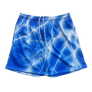 Shorts de basket-ball en maille polyester de haute qualité pour hommes, personnalisables, à prix bas, pour le sport, la gym et le streetwear, avec sublimation. - Product Image 3