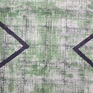 Tapis géométrique bohème fait main en coton texturé, antidérapant, écologique, à poils plats et fins, confortable, décoration moderne pour la maison - Product Image 4