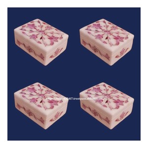 Nouvellement Top Collection Traditionnel Moderne Classique Design Blanc Marbre Incrustation Boîte Avec Nacre Pour Bijoux Cadeau Emballage Article - Product Image 2
