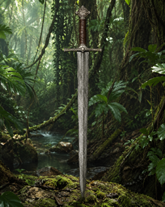Épée de Damas à prix abordable, acier forgé à la main, OEM ODM, couteau écologique, qualité supérieure, meilleure épée de Damas artisanale - Product Image 2