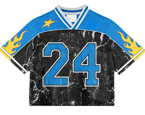 Maillots de football américain personnalisés OEM ODM avec design drapeau, uniformes d'équipe à marque privée - Fabricant de vêtements de sport par sublimation - Product Image 4