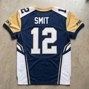 Maillot de football personnalisable par sublimation, tenue d'entraînement, maillots de football, maillot américain col en V, maillot avec numéro d'équipe - Product Image 2