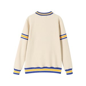 เสื้อสเวตเชิ้ตแบบใหม่ สั่งทำได้ 男女 ใส่ได้ทุกเพศ คอวี ผ้าเชนิลล์ สไตล์มหาวิทยาลัยและวิทยาลัย แขนจั๊มพ์ รับสั่งซื้อขายส่ง - Product Image 2
