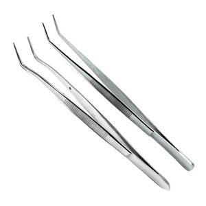 Pinces chirurgicales manuelles antistatiques professionnelles en acier inoxydable, certifiées CE, pour premiers secours et chirurgie générale - Product Image 1