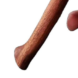 Cuchillo para Pizza de Grado Industrial con Hoja de Acero Forjado, Cabeza de Hacha, Borde de Corte de 9 Pulgadas y Mango de Madera para Cortar Pizza - Product Image 2