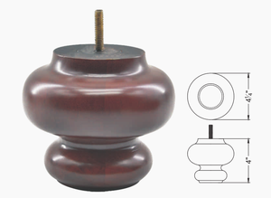 Durable Solid Wood Furniture Legs Heavy Duty Strong Support Base for Sofa Cabinet <b>Table</b> Modern Style Home Hotel - Product Image 2