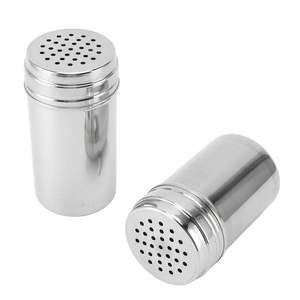 <b>Stainless</b> <b>Steel</b> Salt and Paper <b>Container</b> Durable Metal Design Leak Proof Eco-Friendly Dishwasher Safe - Product Image 5