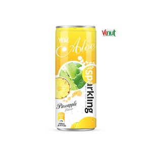 Dứa 250 ml 8.45 floz hữu cơ nước trái cây uống với bột giấy vinut 24 lon mỗi thùng carton có thể OEM nhãn hiệu riêng Việt Nam Nhà Máy xuất khẩu - Product Image 4